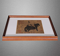 弥勒书画装裱配框服务案例